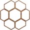 Ekena Millwork Florin Wood Fretwork Pierced Ceiling Medallion, Walnut, 36"OD x 15 3/8"ID x 1/4"T CMWP36X36X0250FOWA - alternate 1